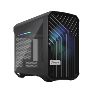 shumee Fractal Design | Torrent Nano RGB TG svetlobno zatemnjeno | stransko okno | črna | ATX