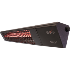 shumee SUNRED | Grelec | PRO25W-SMART, Trikotni temni pametni stenski | Infrardeči | 2500 W | Črn | IP55