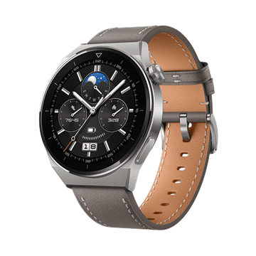 shumee Huawei Watch GT | 3 Pro | Pametna ura | Titan | 46 mm | Črna | Siva | Srebrna | Prašno odporna | Vodoodporna