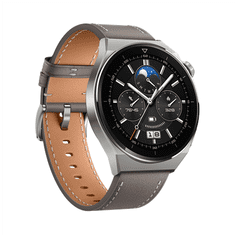 shumee Huawei Watch GT | 3 Pro | Pametna ura | Titan | 46 mm | Črna | Siva | Srebrna | Prašno odporna | Vodoodporna