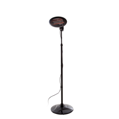 shumee SUNRED | Grelec | SMQ2000A, Elekra kvarčni talni grelec | Infrardeči | 2000 W | Črna | IP34