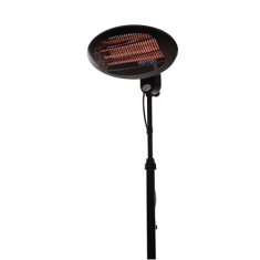 shumee SUNRED | Grelec | SMQ2000A, Elekra kvarčni talni grelec | Infrardeči | 2000 W | Črna | IP34