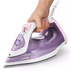 shumee Philips | DST3010/30 Serija 3000 | Parni likalnik | 2000 W | Prostornina rezervoarja za vodo 300 ml | Neprekinjena para 30 g/min | Izpust pare g/min | Vijolična/bela