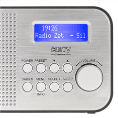shumee Camry | CR 1179 | Prenosni radio | Črna/srebrna | Funkcija alarma