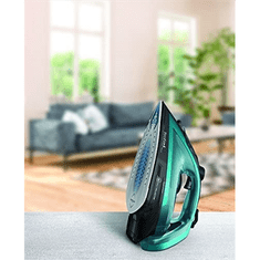 shumee TEFAL | FV6832E0 | Parni likalnik | 2800 W | Prostornina rezervoarja za vodo 270 ml | Neprekinjen izpust pare 50 g/min | Izpust pare 260 g/min | Črna/modra