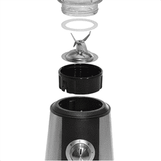 shumee Tristar | Mešalnik | BL-4430 | Namizni | 500 W | Material posode: steklo | Prostornina posode: 1,5 l | Drobljenje ledu | Črna/nerjaveče jeklo