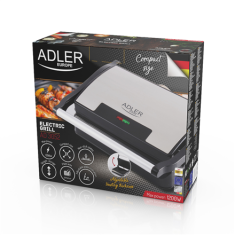 Adler | AD 3052 | Električni žar | Namizni | 1200 W | Nerjaveče jeklo