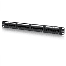 shumee Digitus | Patch panel | Višina (enote v omari) 1U | 24 vrat