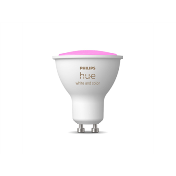 shumee Philips Hue WCA 4,3 W GU10 Philips Hue | Hue WCA 4,3 W GU10 | GU10 | 4,3 W | RGBW 2000–6500K | Bluetooth in Zigbee