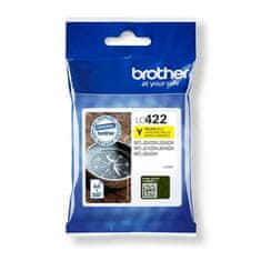 shumee Brother LC | 422Y | Rumena | Kartuša s črnilom | 550 strani