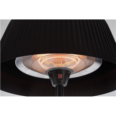 shumee SUNRED | Radiator | ARTIX SB BASIC, Svetla talna svetilka | Infrardeča svetilka | 2100 W | Število stopenj moči | Primerno za prostore do m² | Črna | IP44