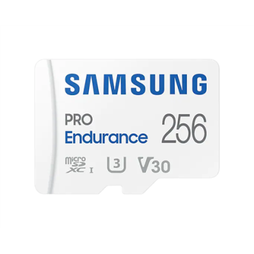 shumee Samsung | PRO Endurance | MB-MJ256KA/EU | 256 GB | pomnilniška kartica microSD | bliskovni pomnilnik U3, V30, razred 10 | SD adapter