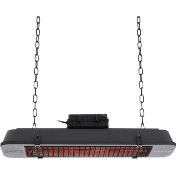 shumee SUNRED | Radiator | RD-DARK-VIN25H, Temno vintage stenski | Infrardeči | 2500 W | Črna | IP44