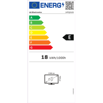 shumee LG | 24TQ510S-PZ | 23,6" | VA | HD | 16:9 | 14 ms | 250 cd/m² | Črna | 2 HDMI vhoda | 60 Hz