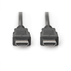 shumee Digitus | HDMI visoke hitrosti z Ethernetom | Moški | 19-pinski HDMI tip A | Moški | 19-pinski HDMI tip A | 3 m | Črna