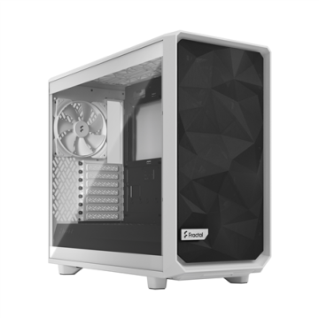 shumee Fractal Design | Meshify 2 Lite TG prozorno | Stransko okno | Bela | E-ATX | Napajalnik priložen Ne | ATX