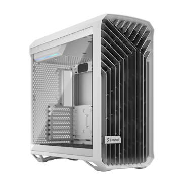shumee Fractal Design | Torrent Compact TG prozorno zatemnjeno | Stransko okno | Bela | Napajalnik priložen | ATX