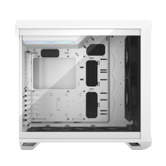 shumee Fractal Design | Torrent Compact TG prozorno zatemnjeno | Stransko okno | Bela | Napajalnik priložen | ATX