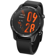 shumee Mobvoi TicWatch Pro | 3 | Pametna ura | Nerjaveče jeklo | Ojačana z ogljikovimi vlakni in visoko trdnim najlonom | 47 mm | Črna | Google Pay | Odporna na prah | Vodoodporna