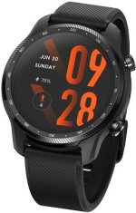 shumee Mobvoi TicWatch Pro | 3 | Pametna ura | Nerjaveče jeklo | Ojačana z ogljikovimi vlakni in visoko trdnim najlonom | 47 mm | Črna | Google Pay | Odporna na prah | Vodoodporna