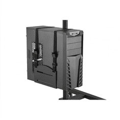 shumee Voziček DIGITUS DA-90374 - za LCD zaslon / tipkovnico / miško / procesor - črn | 49,5 cm x 50 cm x 178 cm | 10,3 kg