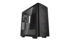 shumee Deepcool | OHIŠJE SREDNJEGA STOLPA | CK560 | Stransko okno | Črna | Srednje velik | Napajalnik priložen Ne | ATX PS2