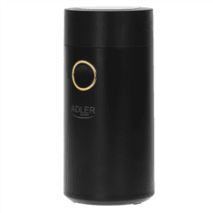 shumee Adler | AD 4446bg | Mlinček za kavo | 150 W | Prostornina kavnih zrn 75 g | Število skodelic kosov | Črna
