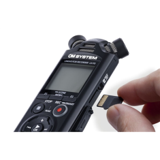 shumee Olympus | Linearni PCM snemalnik | LS-P5 | Črna | Priključek za mikrofon | Predvajanje MP3 | Polnilna | FLAC / PCM (WAV) / MP3 | 59 ur 35 min | Stereo