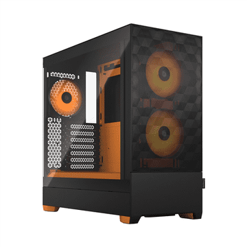 shumee Fractal Design | Pop Air RGB | Stransko okno | Orange Core TG prozoren odtenek | ATX, mATX, Mini ITX | Napajalnik priložen Ne | ATX