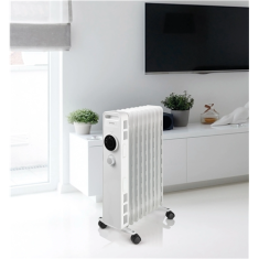 shumee Gorenje | Grelec | OR2000M | Oljni radiator | 2000 W | Število stopenj moči | Primerno za prostore do 15 m² | Bela | VKLOPLJENO