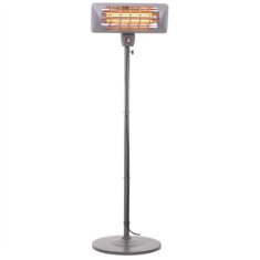 shumee Camry | Samostoječi grelec | CR 7737 | Terasni grelec | 2000 W | Število stopenj moči: 2 | Primerno za prostore do 14 m² | Siva | IP24