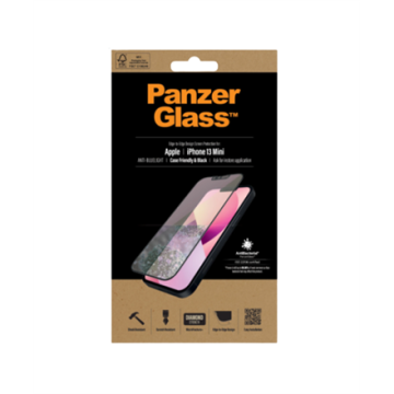 shumee PanzerGlass | Zaščitno steklo za zaslon - steklo | Apple iPhone 13 mini | Steklo | Črno | Prozorno