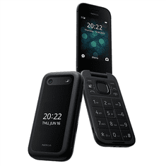 shumee Nokia | 2660 Flip | Črna | 2,8"" | TFT LCD | 240 x 320 | Unisoc | 0,128 GB | Dvojna SIM | Nano-SIM | Da | 0,3 MP glavna kamera | MP sekundarna kamera | 1450 mAh | Bluetooth | 4.2