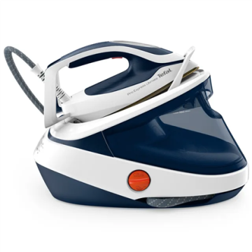 shumee TEFAL | Parna postaja Pro Express | GV9712E0 | 3000 W | 1,2 l | 7,7 bara | Samodejni izklop | Funkcija navpičnega izpusta pare | Funkcija čiščenja vodnega kamna | Bela/modra
