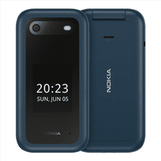 shumee Nokia | 2660 Flip | Modra | 2,8" | TFT LCD | 240 x 320 | Unisoc | 0,128 GB | Dvojna SIM | Nano-SIM | Da | Glavna kamera 0,3 MP | Dodatna kamera 1 MP | 1450 mAh | Bluetooth | 4.2