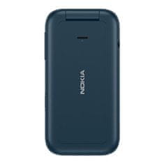 shumee Nokia | 2660 Flip | Modra | 2,8" | TFT LCD | 240 x 320 | Unisoc | 0,128 GB | Dvojna SIM | Nano-SIM | Da | Glavna kamera 0,3 MP | Dodatna kamera 1 MP | 1450 mAh | Bluetooth | 4.2