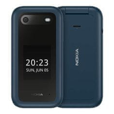 shumee Nokia | 2660 Flip | Modra | 2,8" | TFT LCD | 240 x 320 | Unisoc | 0,128 GB | Dvojna SIM | Nano-SIM | Da | Glavna kamera 0,3 MP | Dodatna kamera 1 MP | 1450 mAh | Bluetooth | 4.2