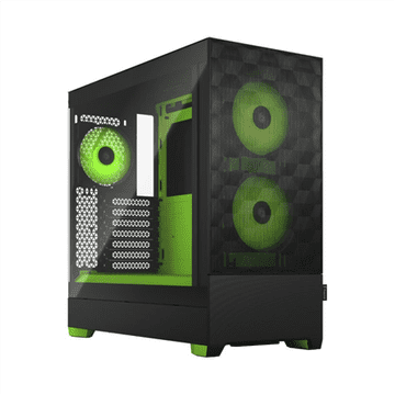 shumee Fractal Design | Pop Air RGB | Stransko okno | Green Core TG prozoren odtenek | ATX, mATX, Mini ITX | Napajalnik priložen Ne | ATX