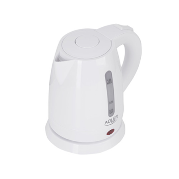 shumee Adler | Grelnik vode | AD 1272 | Električni | 1600 W | 1 l | Nerjaveče jeklo/polipropilen | 360° vrtljivo podnožje | Bela