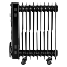 shumee MPM | Električni grelec | MUG-21 | Oljni radiator | 2500 W | Število stopenj moči 3 | Primerno za prostore do m² | Črna