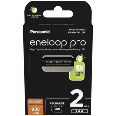 shumee Panasonic | AAA | 930 mAh | 2 kosa | ENELOOP Pro BK-4HCDE/2BE