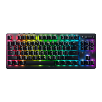 shumee Razer | Igralna tipkovnica | Deathstalker V2 Pro Tenkeyless | Igralna tipkovnica | RGB LED osvetlitev ozadja | ZDA | Brezžična | Črna | Bluetooth | Optična (linearna) stikala | Brezžična povezava