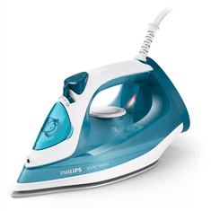 shumee Philips | DST3011/20 | Parni likalnik | 2100 W | Prostornina rezervoarja za vodo 0,3 ml | Neprekinjen izpust pare 30 g/min | Izpust pare g/min | Modra