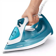 shumee Philips | DST3011/20 | Parni likalnik | 2100 W | Prostornina rezervoarja za vodo 0,3 ml | Neprekinjen izpust pare 30 g/min | Izpust pare g/min | Modra