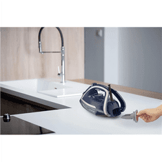 shumee TEFAL | FV6830E0 | Parni likalnik | Parni likalnik | 2800 W | Prostornina rezervoarja za vodo 270 ml | Neprekinjena para 50 g/min | Izpust pare g/min | Srebrna/modra