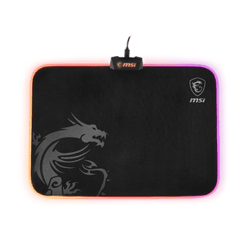 shumee Podloga za miško MSI AGILITY GD60, 386x276x2 mm, črna MSI | AGILITY GD60 | Igralna podloga za miško | 386x276x2 mm | črna