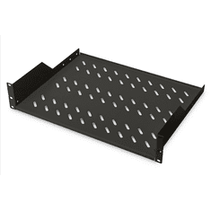 shumee Digitus | Polica za stojalo | DN-19 TRAY-2-SW | RAL 9005 | Višina (enote stojala) 2U