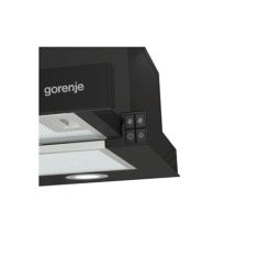 shumee Gorenje | Napa | TH62E4BG | Razred energijske učinkovitosti C | Teleskopska | Širina 60 cm | 450 m³/h | Mehansko upravljanje | Črna | LED