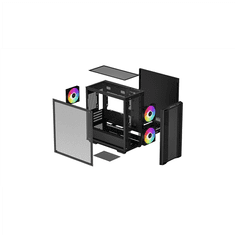shumee Deepcool | Micro-ATX ohišje | CC360 | Črna | Mini-ITX / Micro-ATX | Napajalnik priložen Ne | ATX PS2 največja dolžina: 160 mm