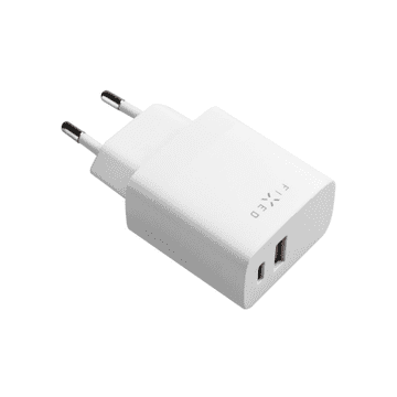 shumee Fiksni potovalni polnilnik USB-C/USB 20W | FIXC20N-CU-WH